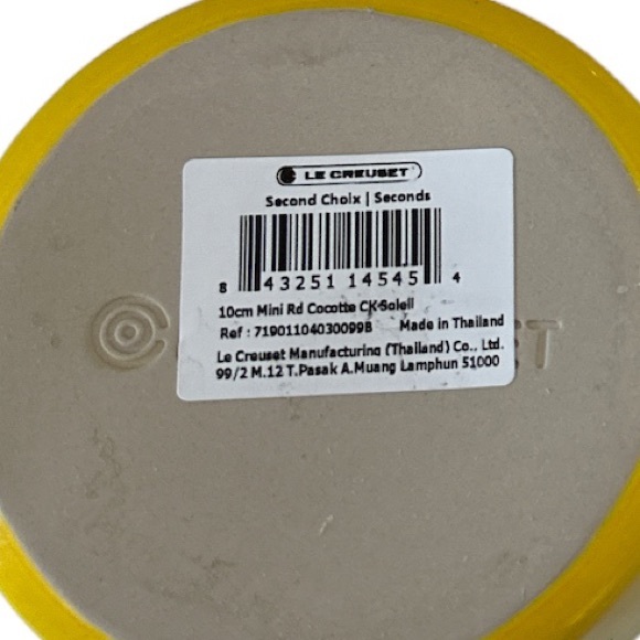 NEW HTF Le Creuset SOLEIL Mini Cocotte Set/2 - Picture 7 of 7
